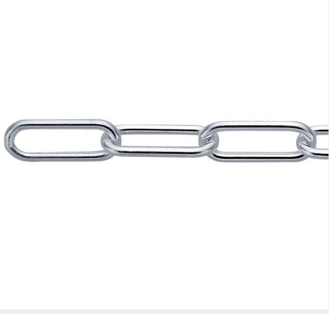 Paperclip Chain in Sterling Silver | 6mm Wide