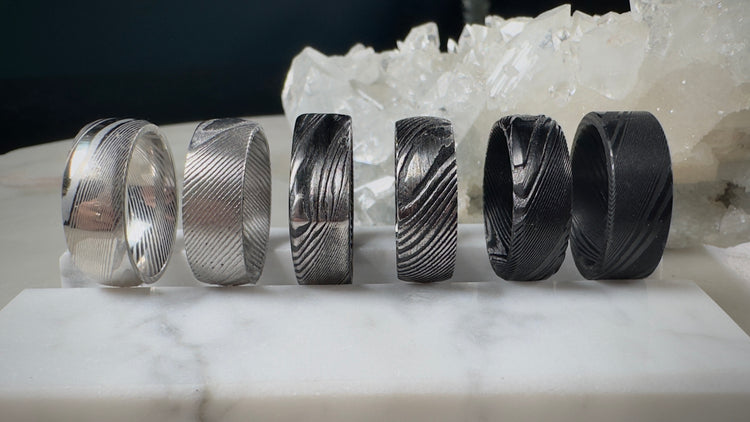 DAMASCUS STEEL & METEORITE JEWELRY