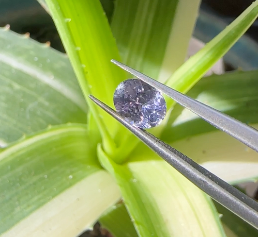 Pastel Purple Oval Spinel