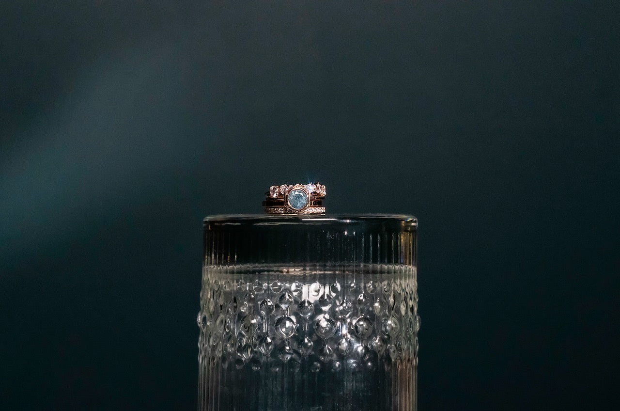 Montana Sapphire Solitaire | 14k Rose Gold