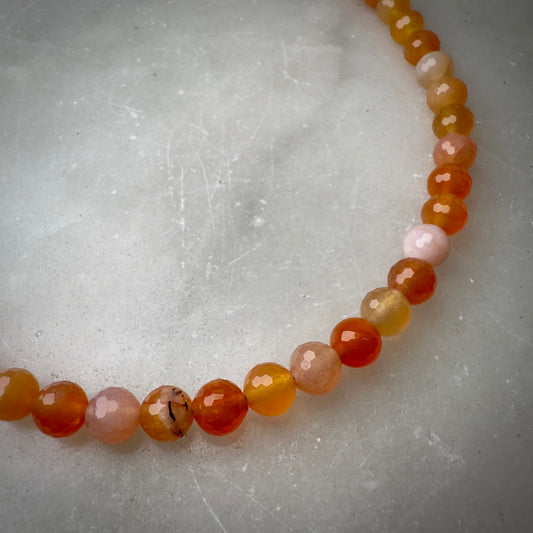 Carnelian Beaded Necklace