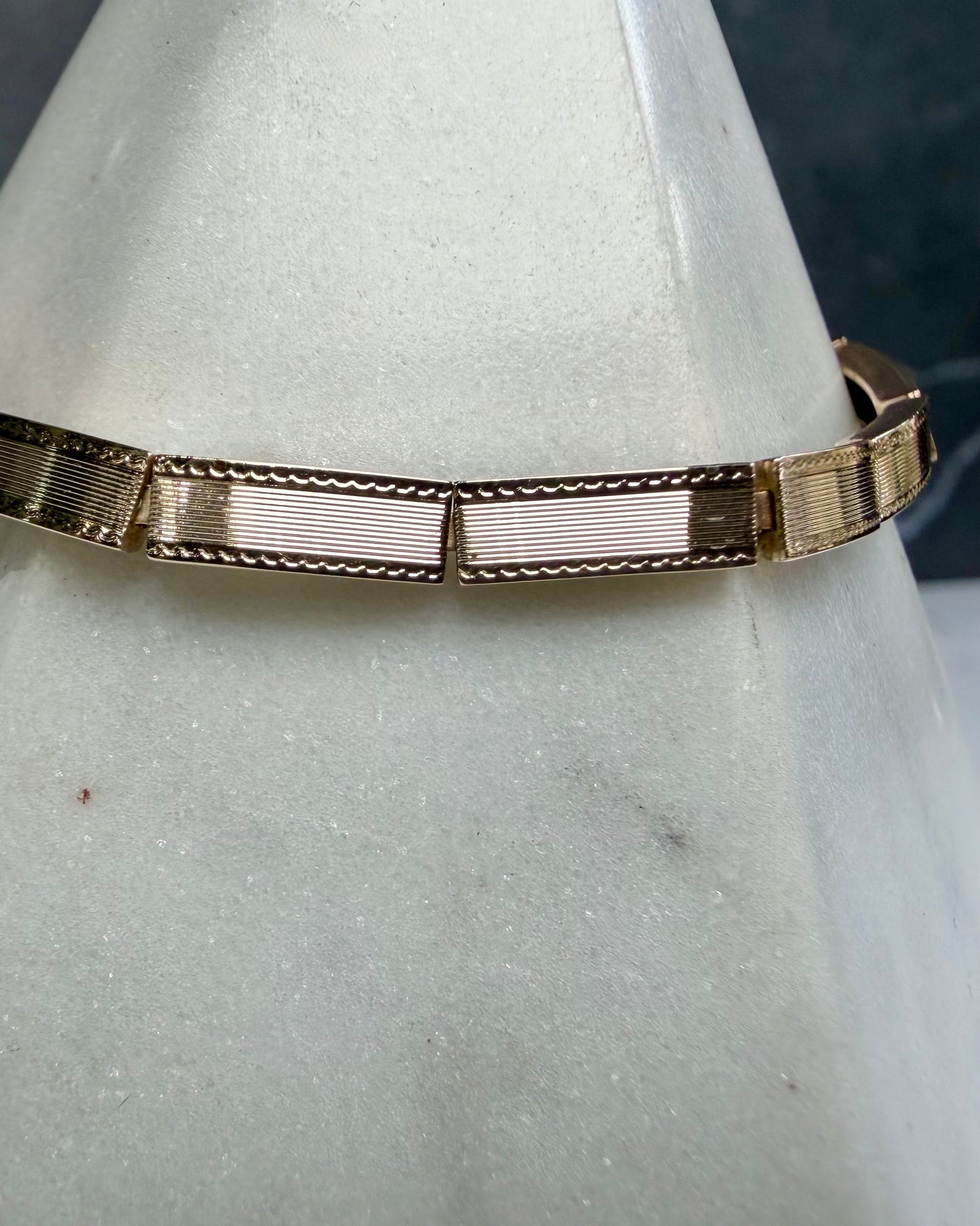 Rose Gold Link Bracelet | 10k Gold | LUX FORGE Legacy Collection