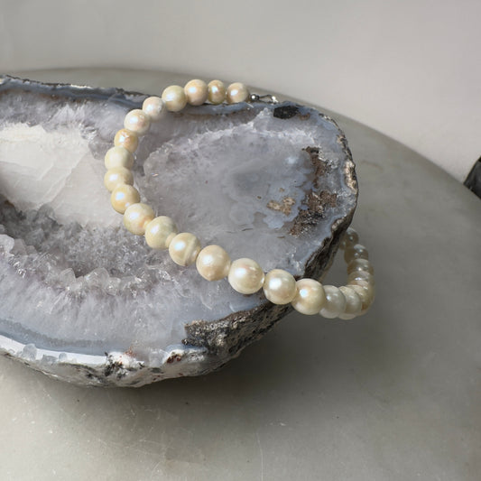 Pearl Bracelet | Sterling Silver | Adjustable