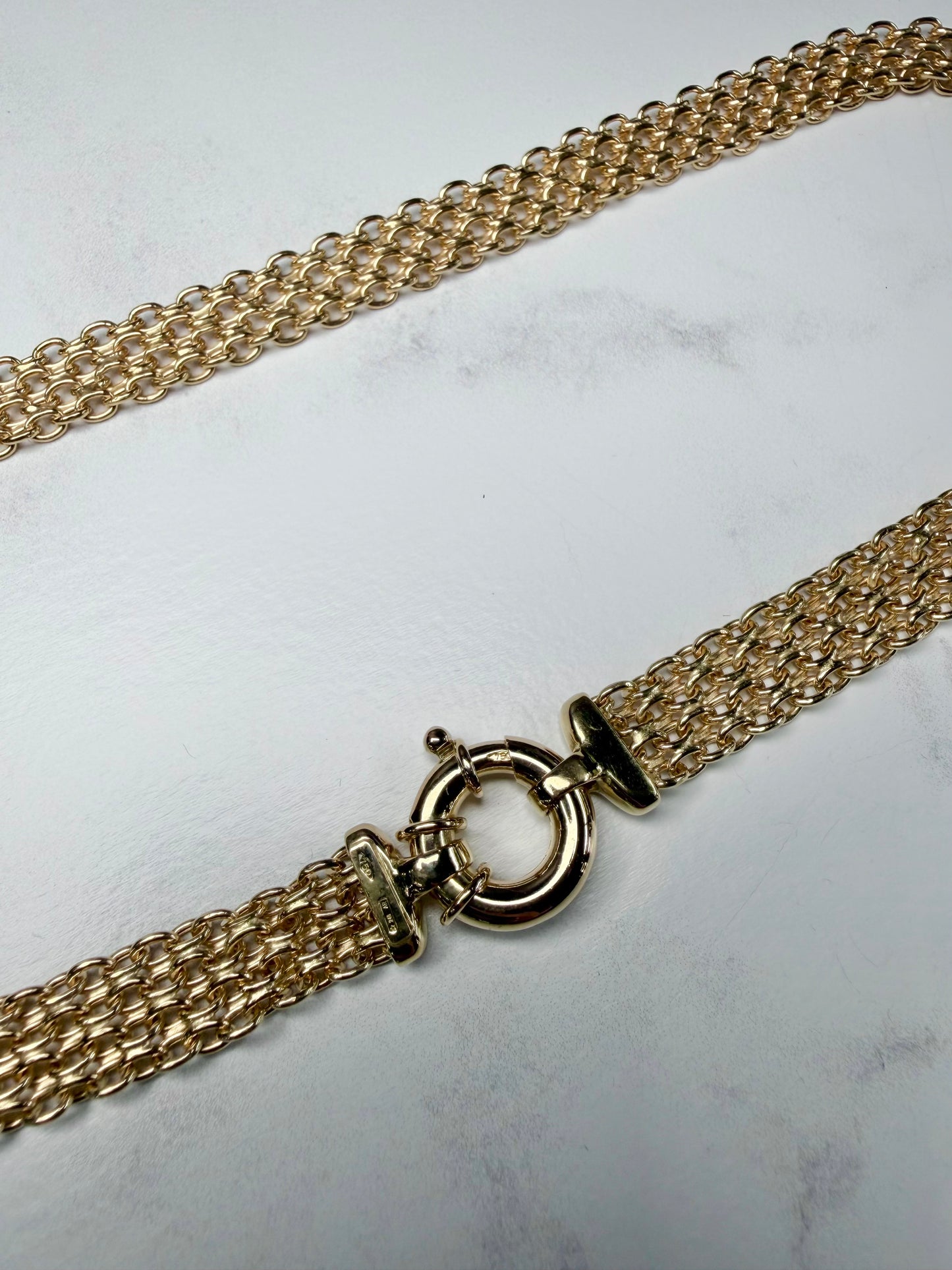 Bismarck Statement Necklace | 18k Yellow Gold | LUX FORGE Legacy Collection