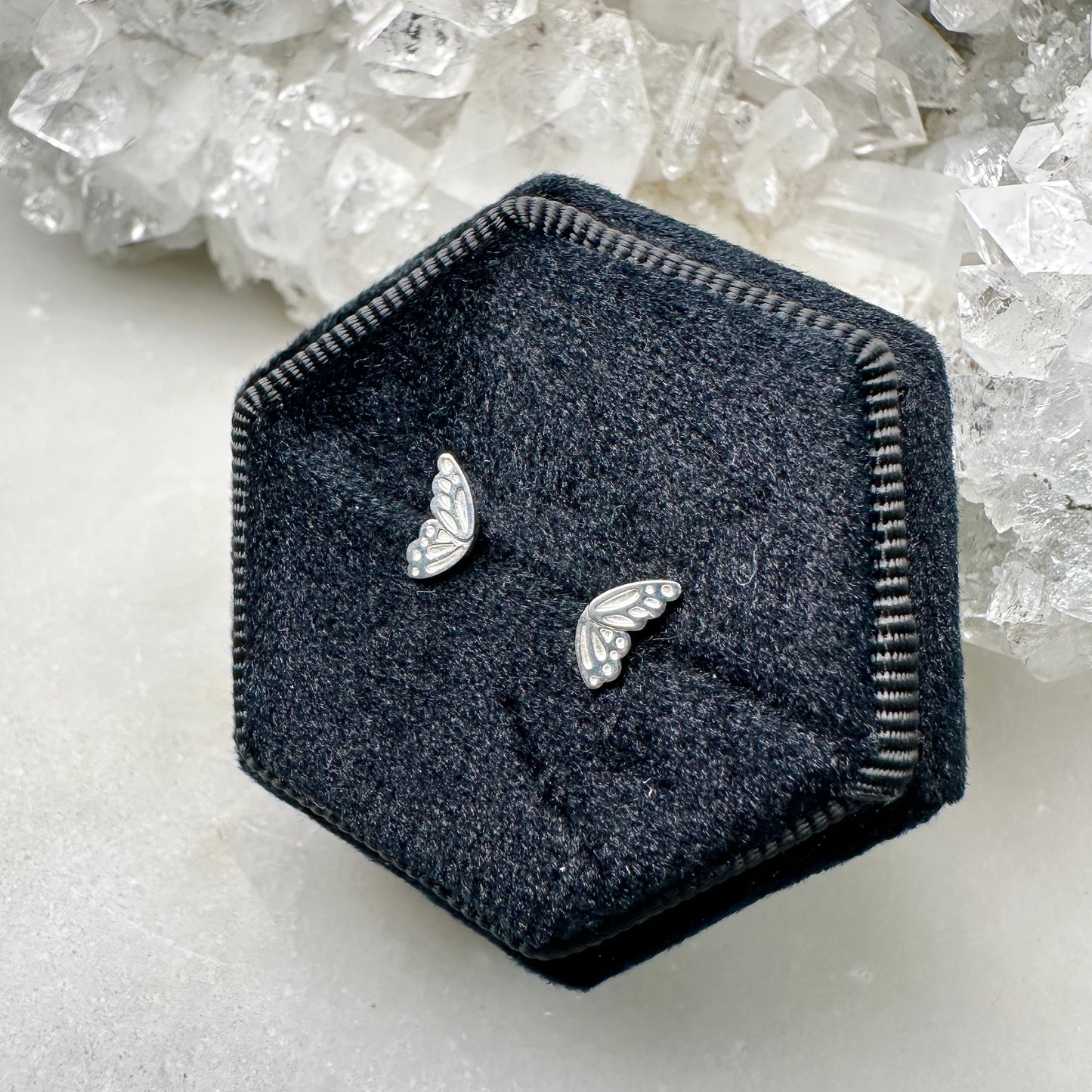 Butterfly Stud Earrings | Sterling Silver