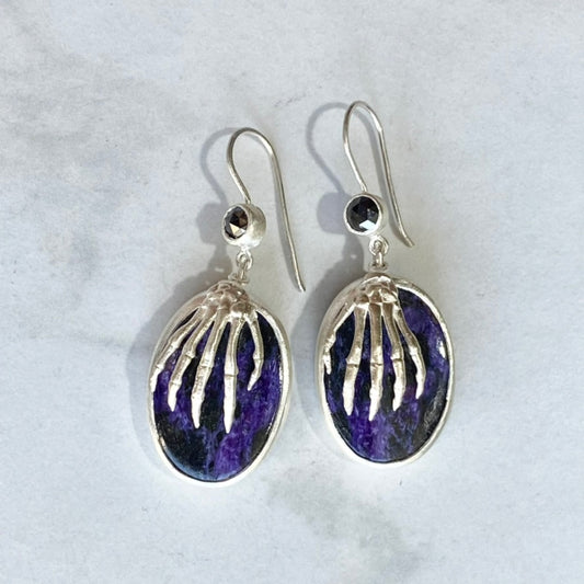 Skeleton Hand Earrings