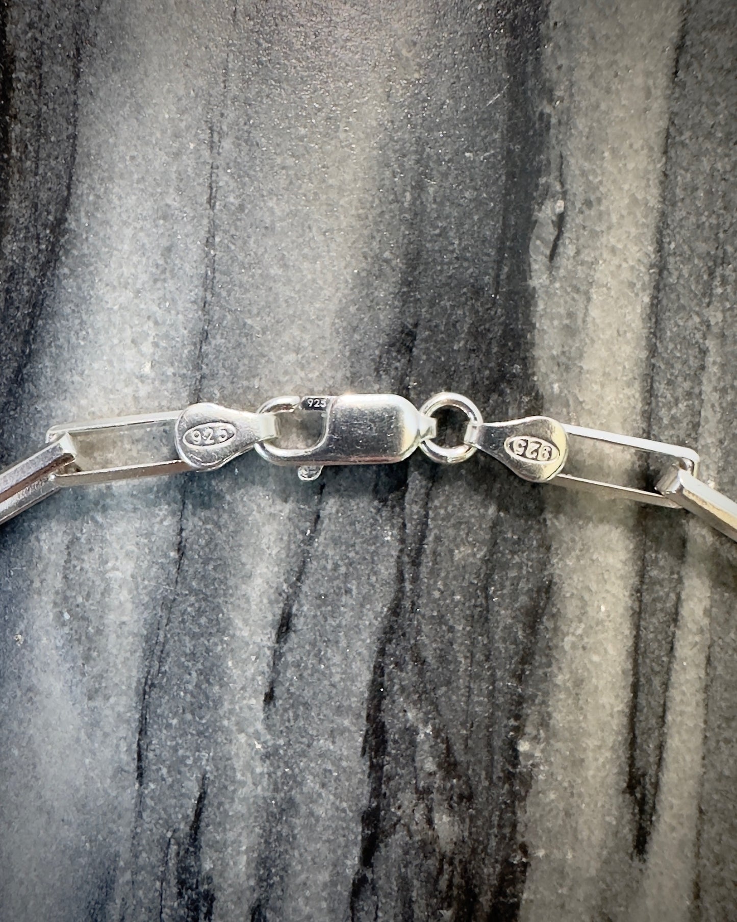 Long Box Chain Bracelet | Sterling Silver