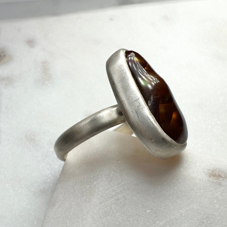 Fire Agate Ring