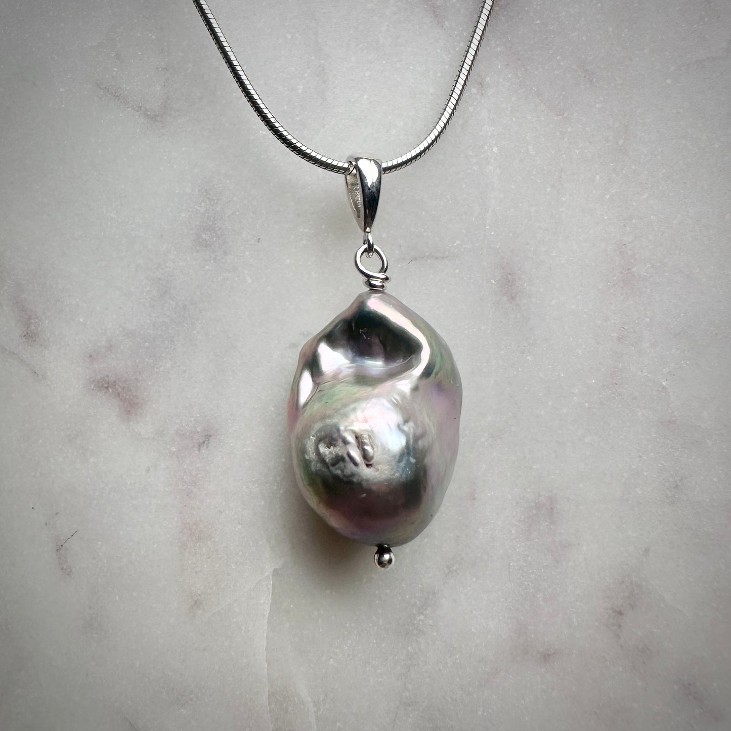Gemstone Bead Dangle Charms | Sterling Silver