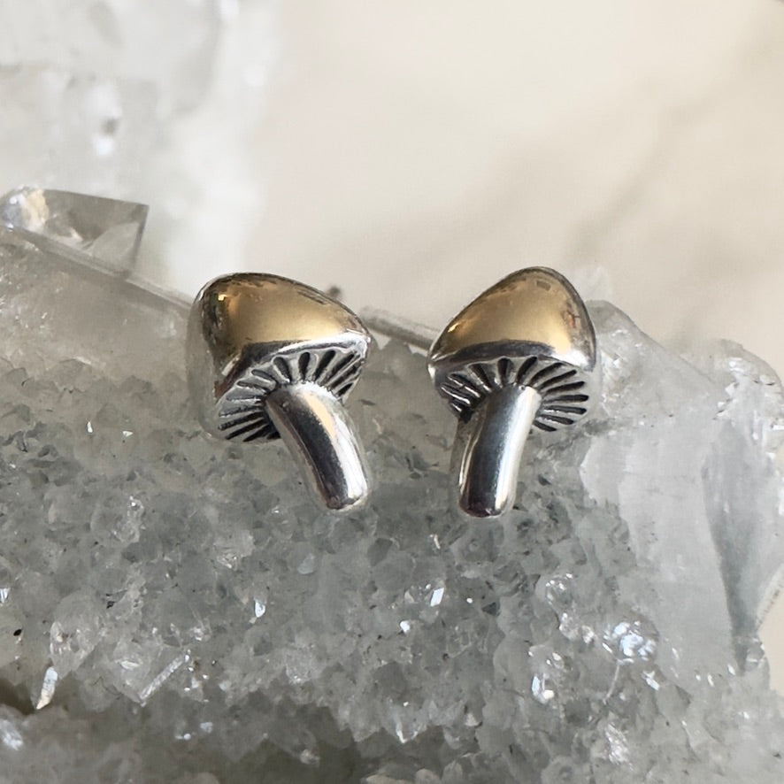 Mushroom Stud Earrings