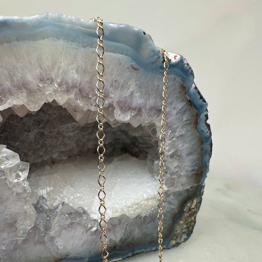 Marquise Link Chain | 14k Yellow Gold