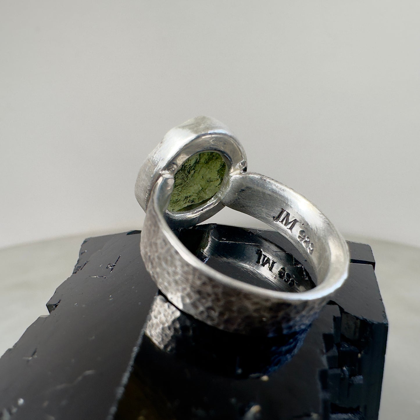 Moldavite Ring