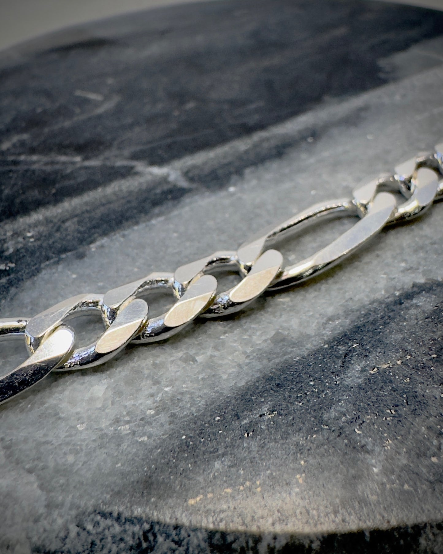 Figaro Chain Bracelet | 6.5mm Wide