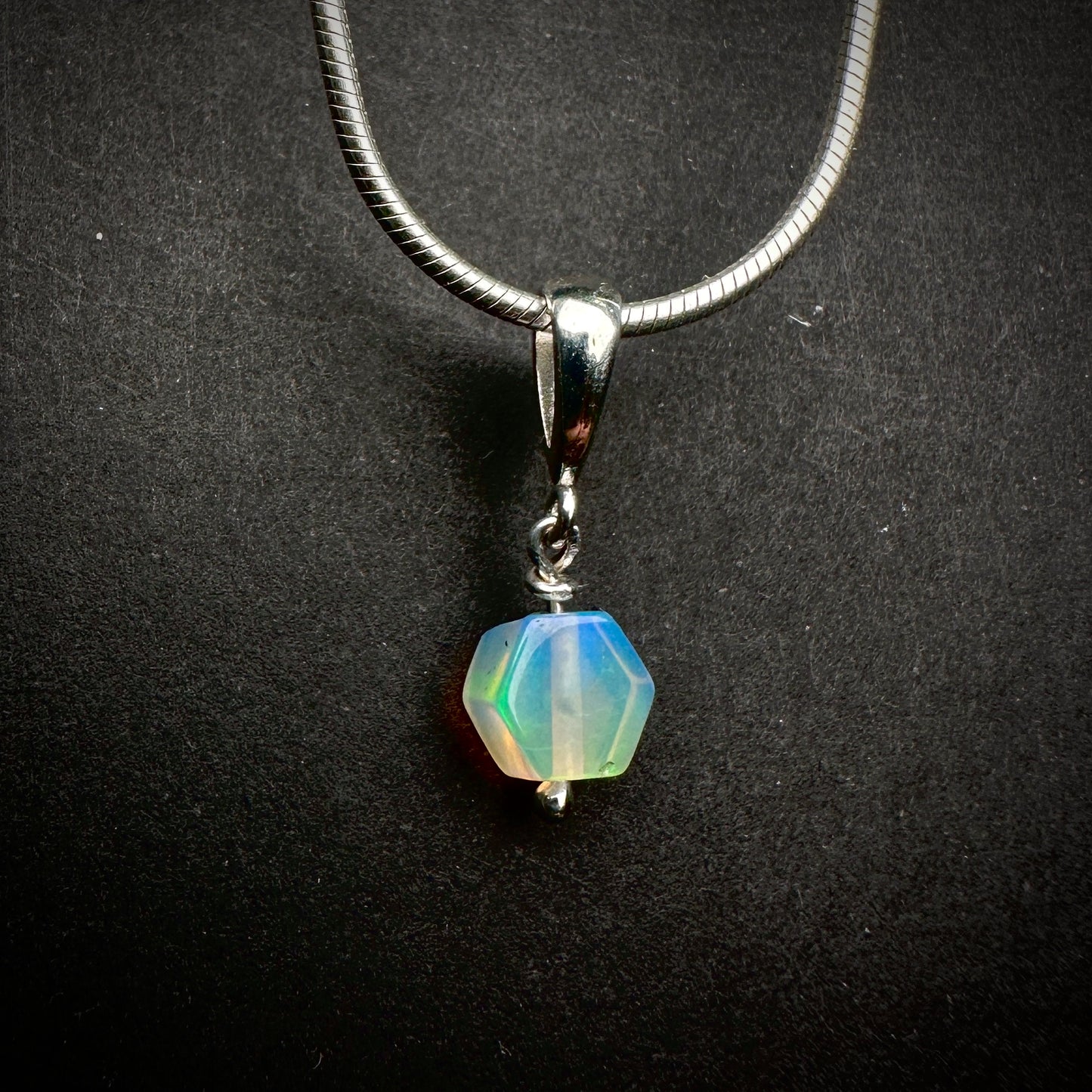Gemstone Bead Dangle Charms | Sterling Silver