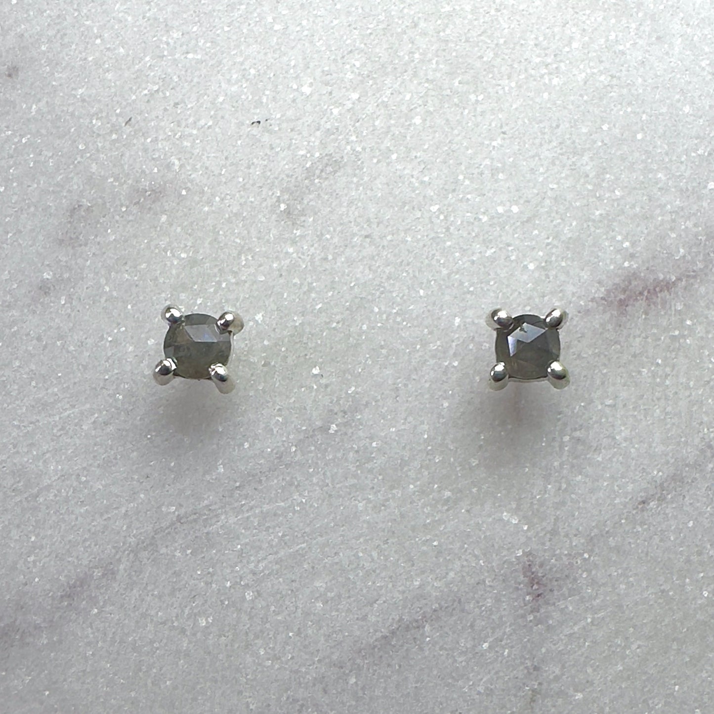 Gemstone Stud Earrings: 4 Prong Settings