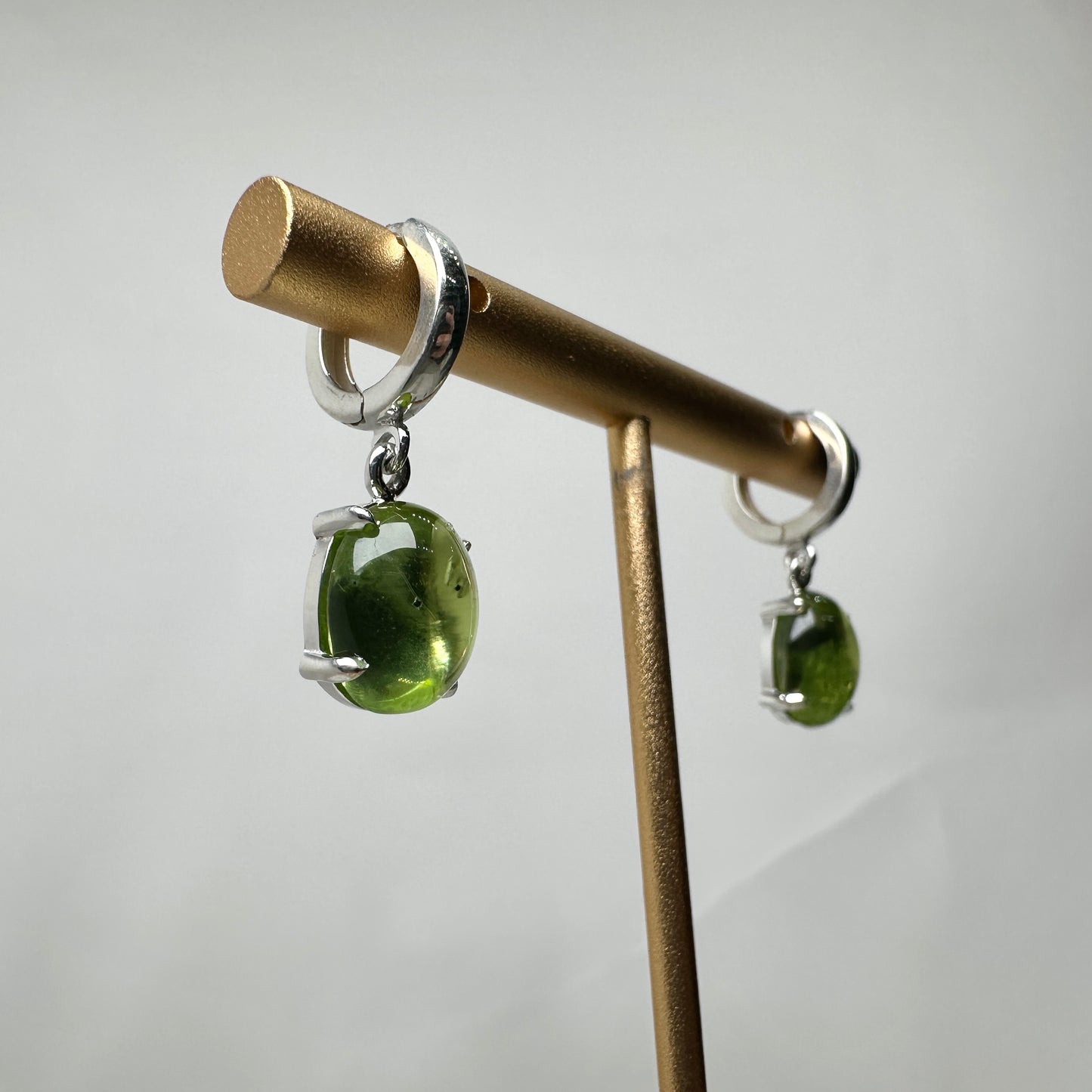 Peridot Dangle Earrings | Sterling Silver