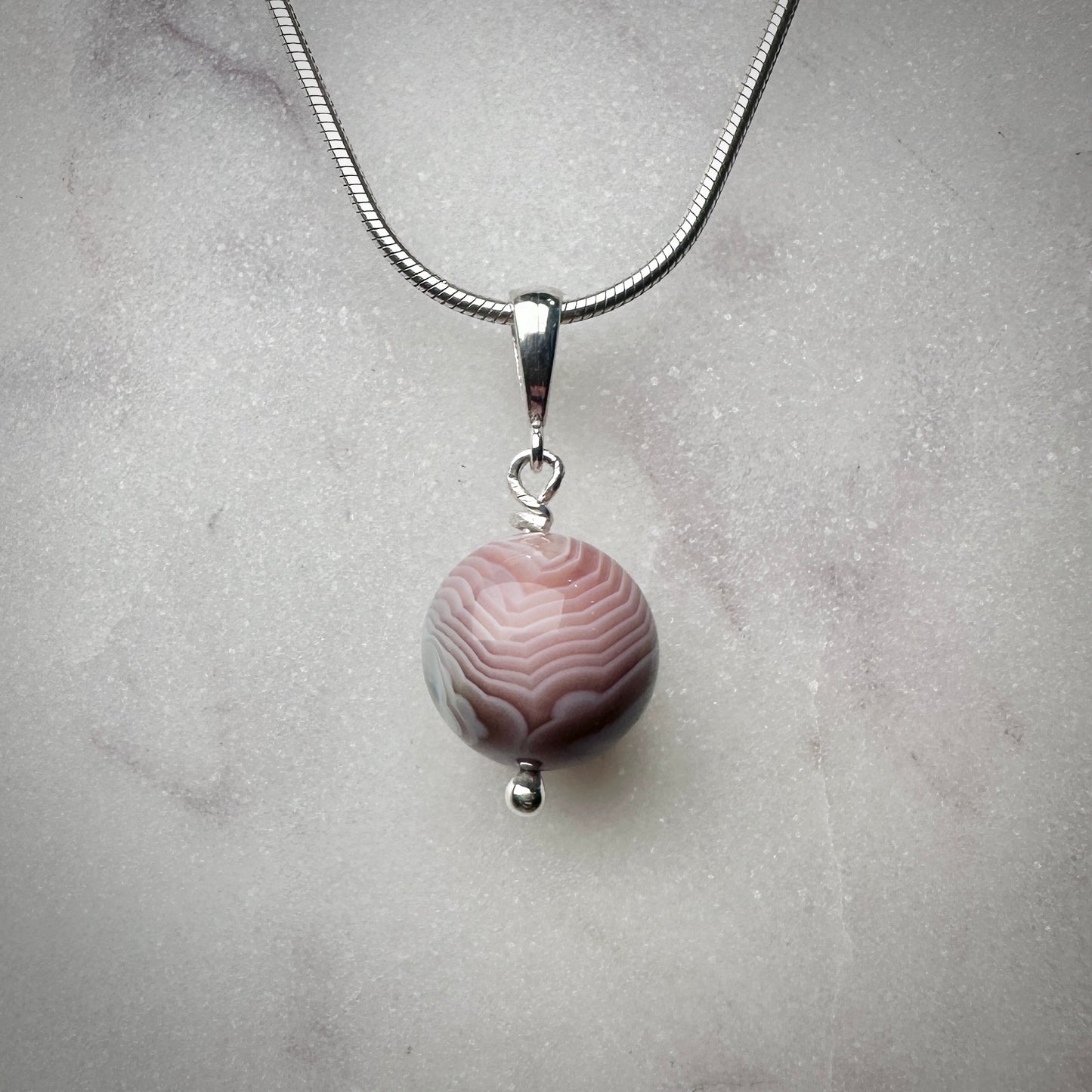 Gemstone Bead Dangle Charms | Sterling Silver