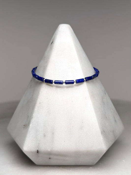 Lapis Lazuli Bracelet | Sterling Silver