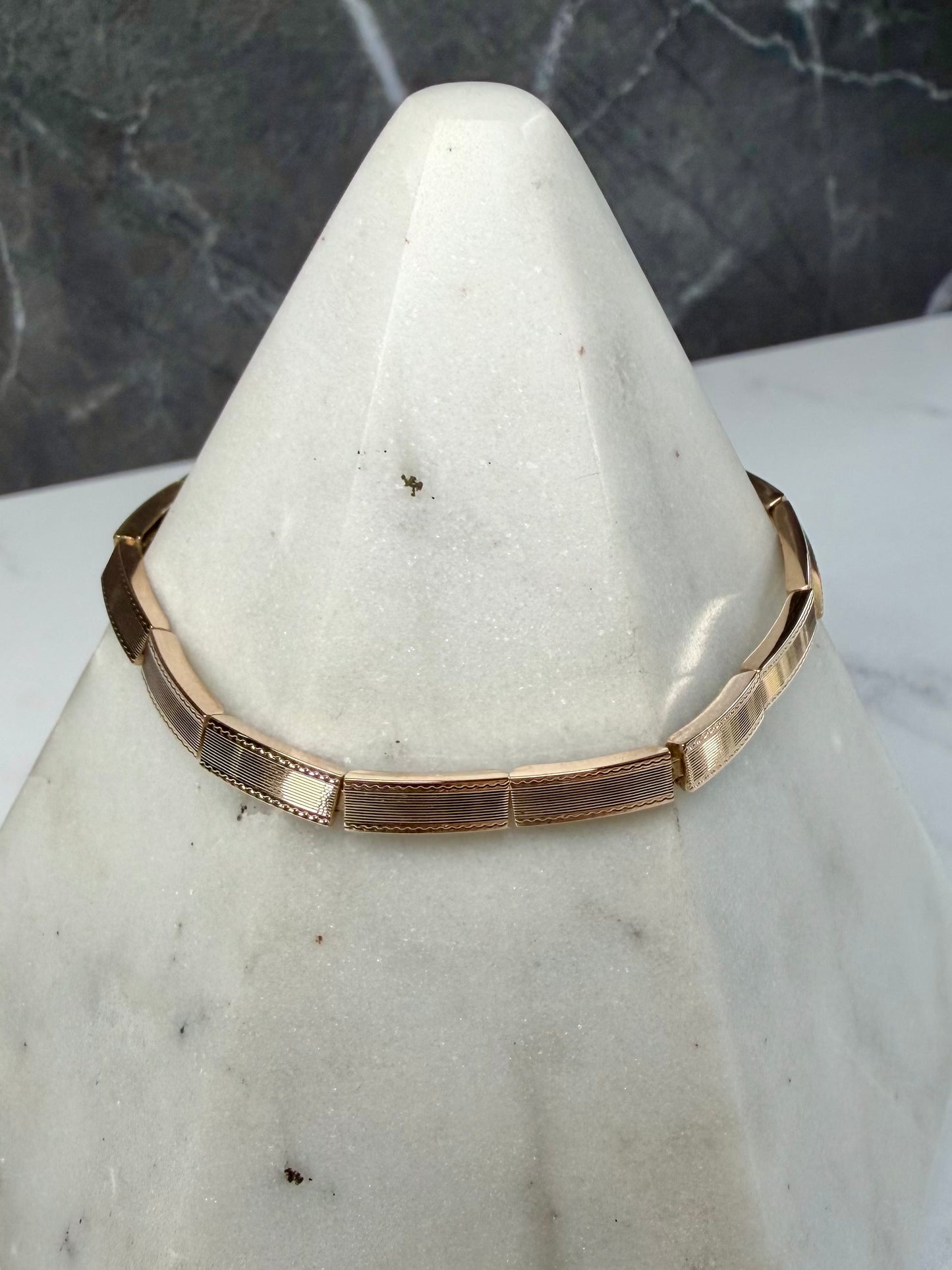 Rose Gold Link Bracelet | 10k Gold | LUX FORGE Legacy Collection