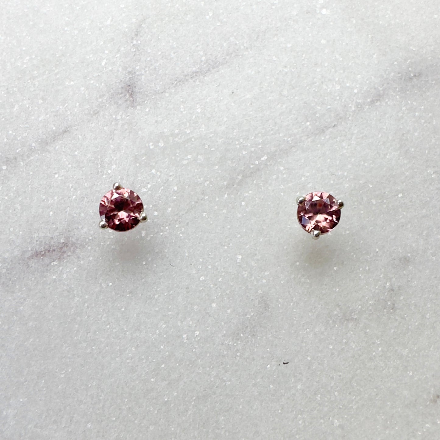 Gemstone Stud Earring: 3 Prong ‘Cocktail’ Style Setting