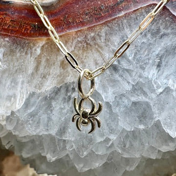 Spider Charm | 14k Yellow Gold