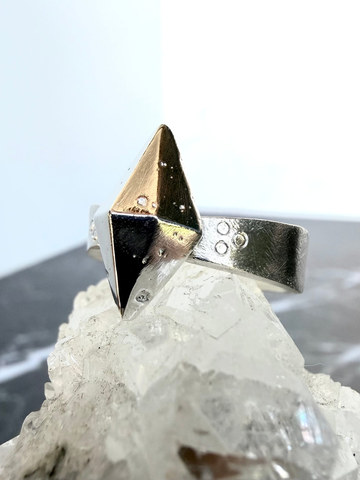 Sculptural Geo Ring | Sterling Silver