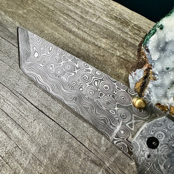 Full Damascus Steel Utility Knife