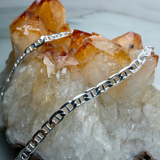 Flat Anchor Chain | Sterling Silver