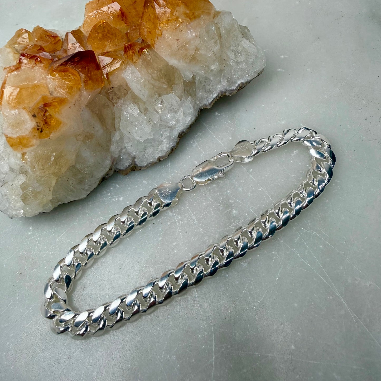 Cuban Link Bracelet | Sterling Silver