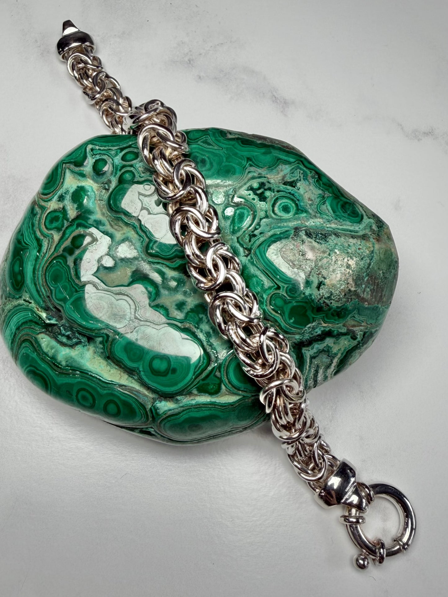 Oval Byzantine Chain Bracelet | Sterling Silver | LUX FORGE Legacy Collection