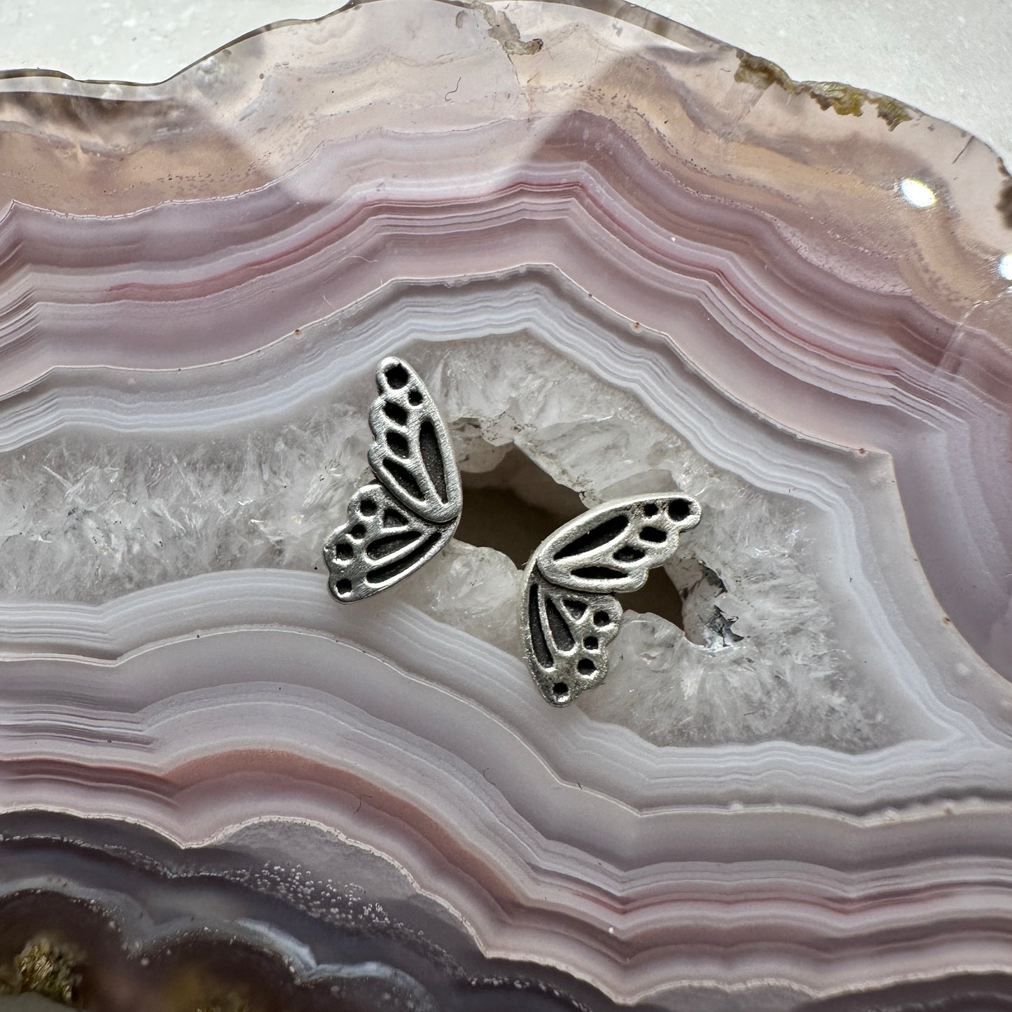 Butterfly Stud Earrings | Sterling Silver