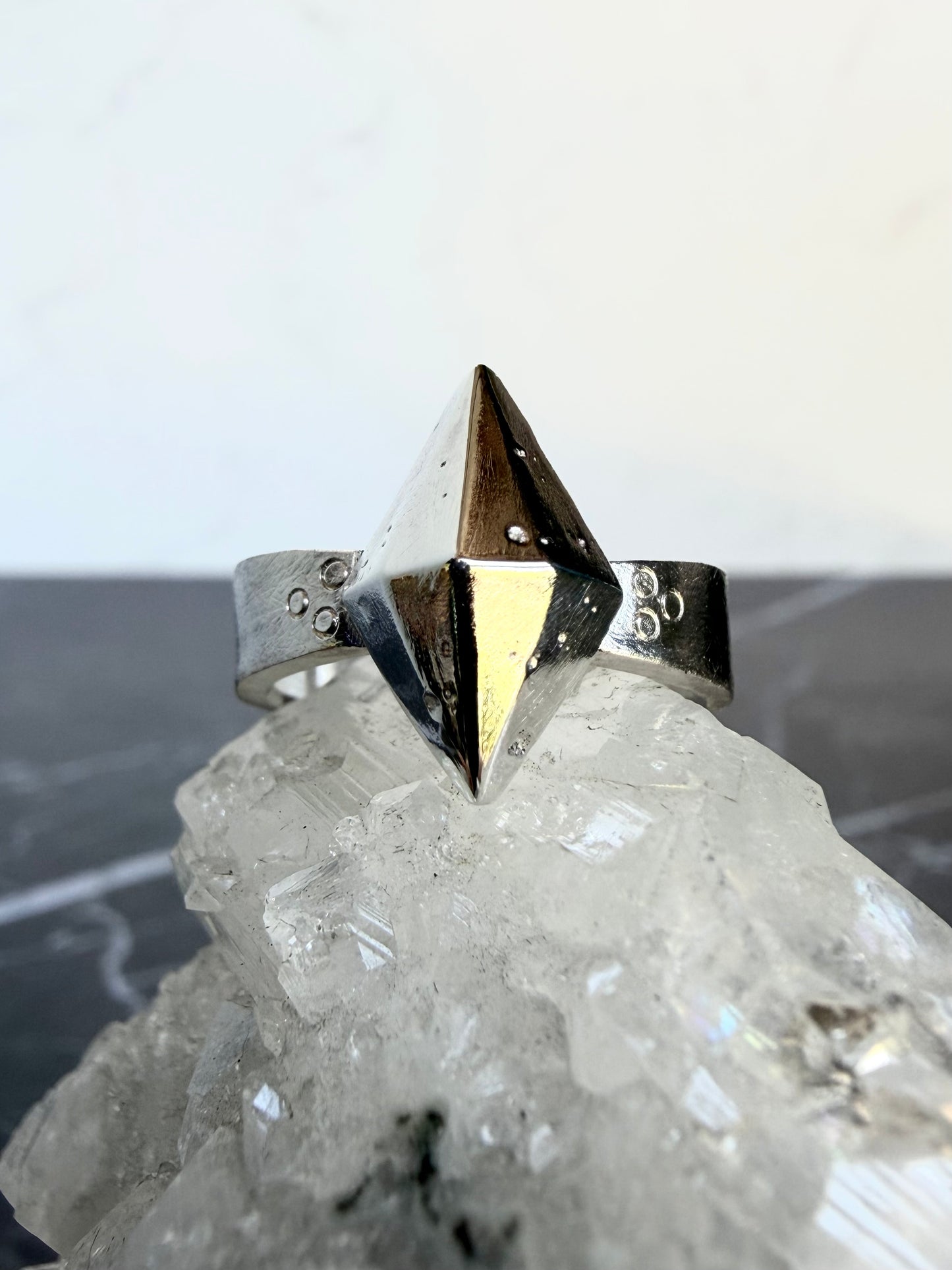 Sculptural Geo Ring | Sterling Silver