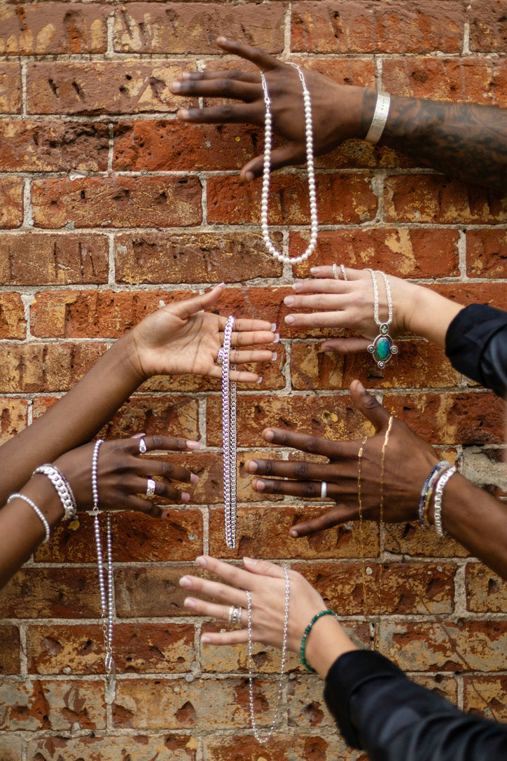 Black Opal + Sapphire Treasure Pendant | 14k Gold and Silver