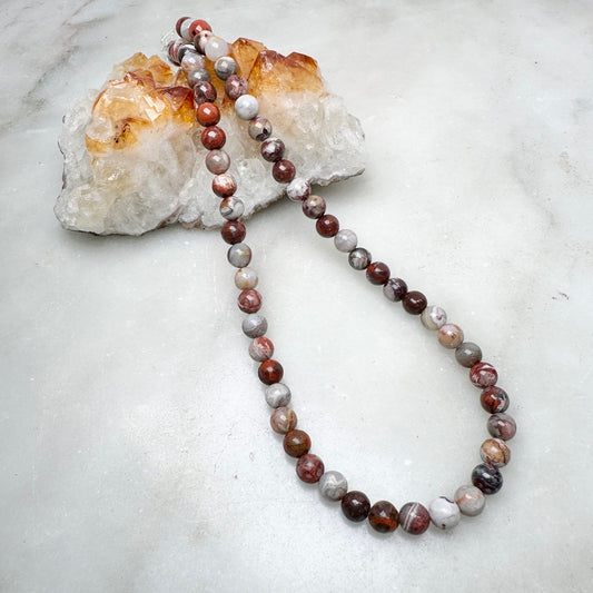 Laguna Lace Beaded Necklace | Sterling Silver