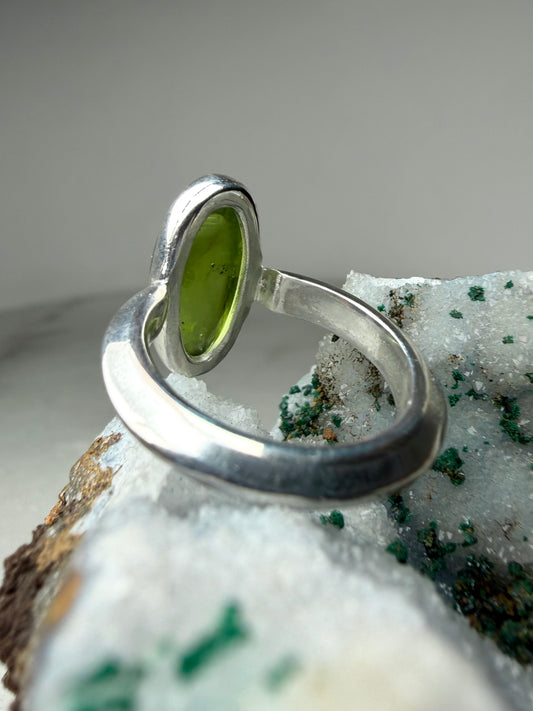 Peridot Statement Ring | Sterling Silver