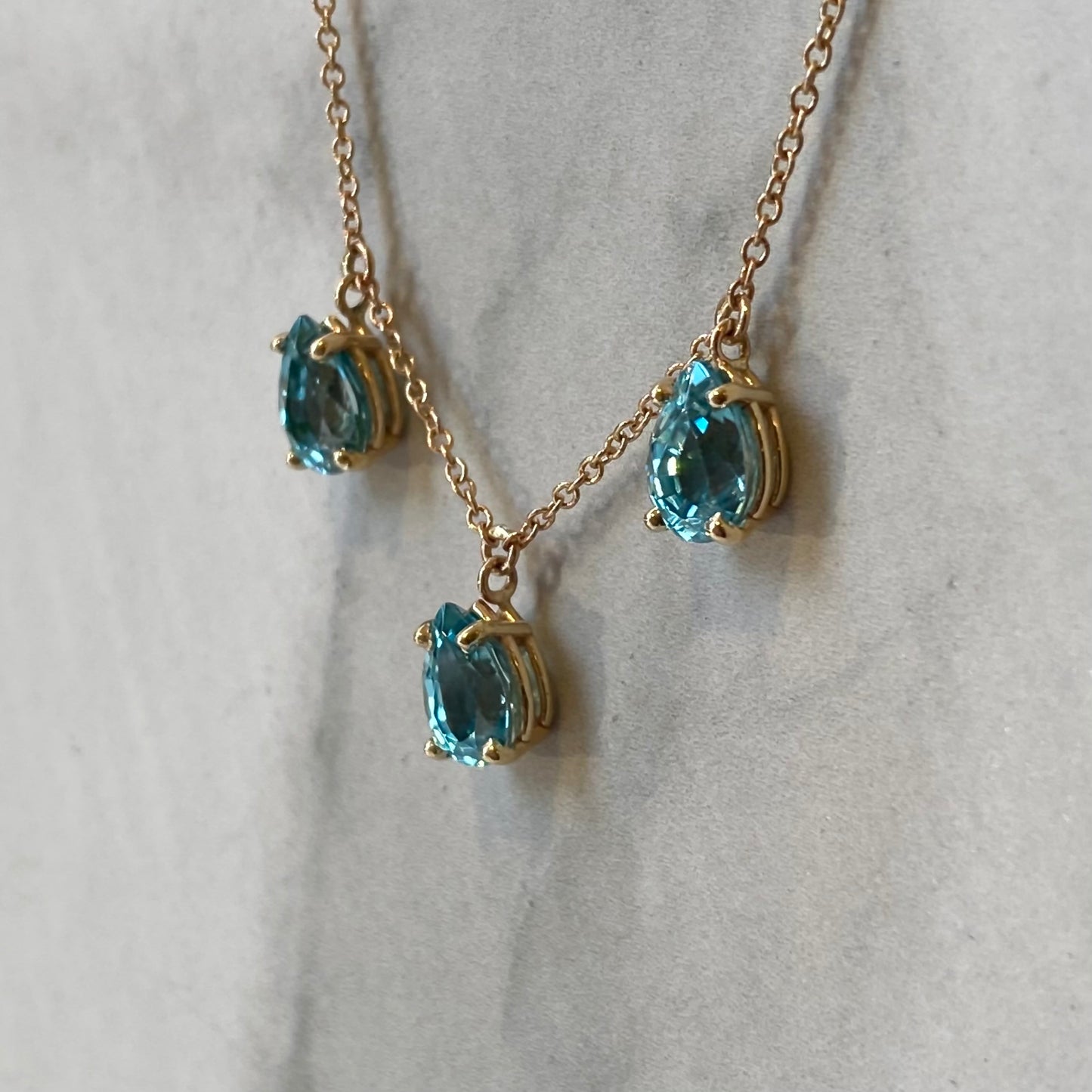 Zircon Trio Necklace