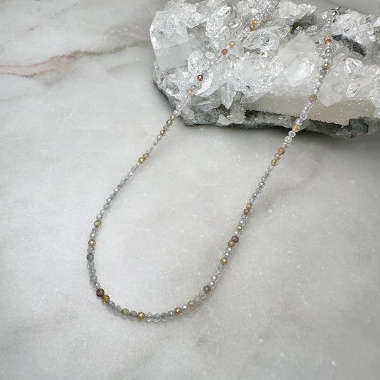 Natural Zircon Necklace | Sterling Silver