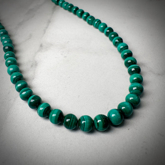 Malachite Beaded Necklace
