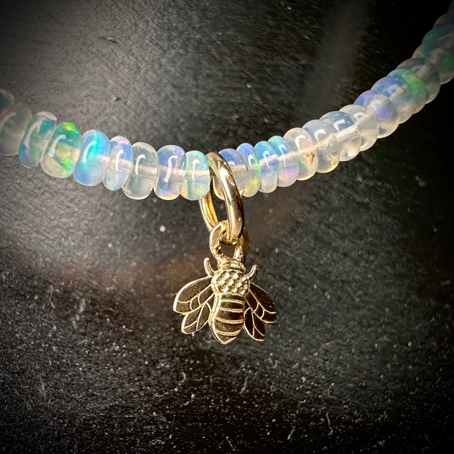 Honeybee Charm | 14k Yellow Gold