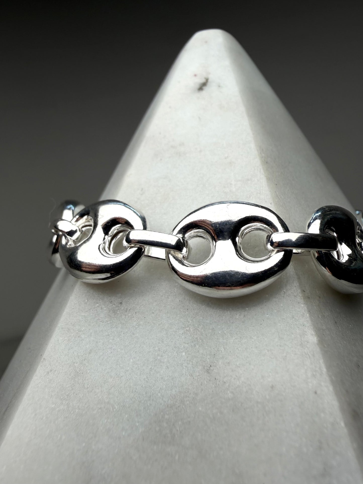 Chunky Anchor Chain Bracelet | Sterling Silver