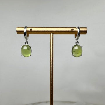 Peridot Dangle Earrings | Sterling Silver