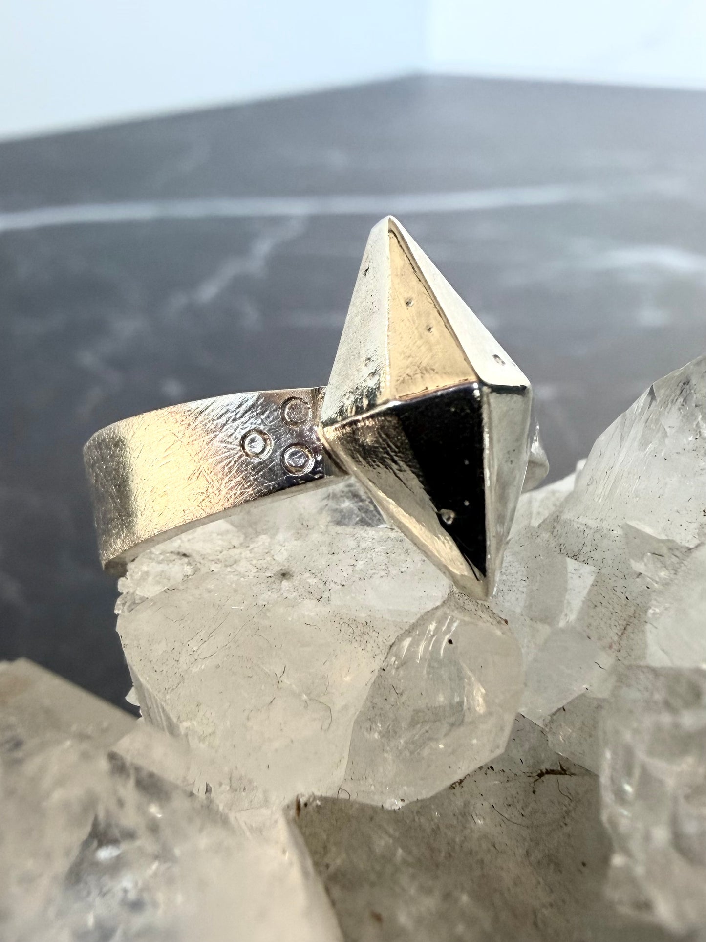 Sculptural Geo Ring | Sterling Silver