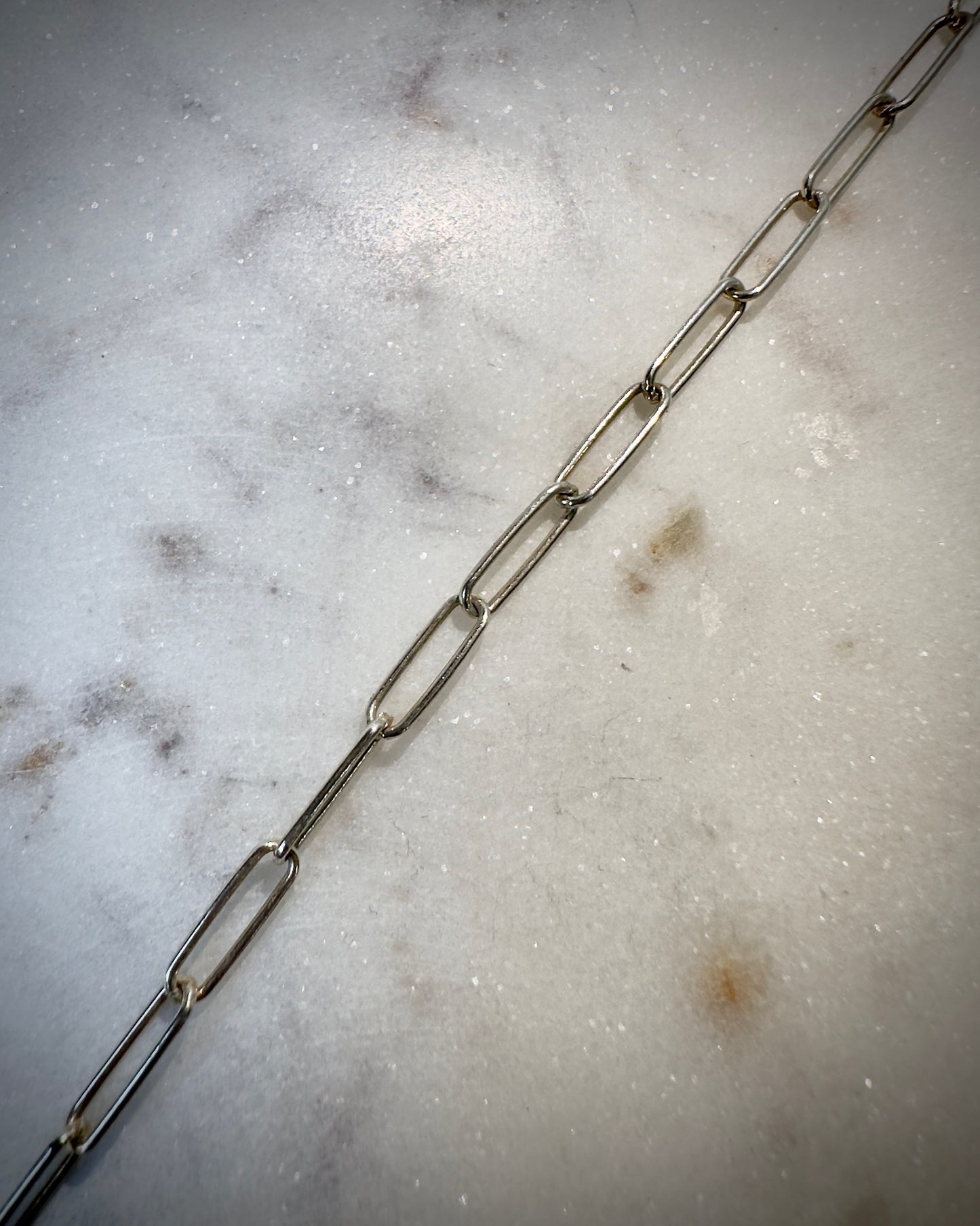 Medium Paperclip Chain in Sterling Silver | 3.5mm wide