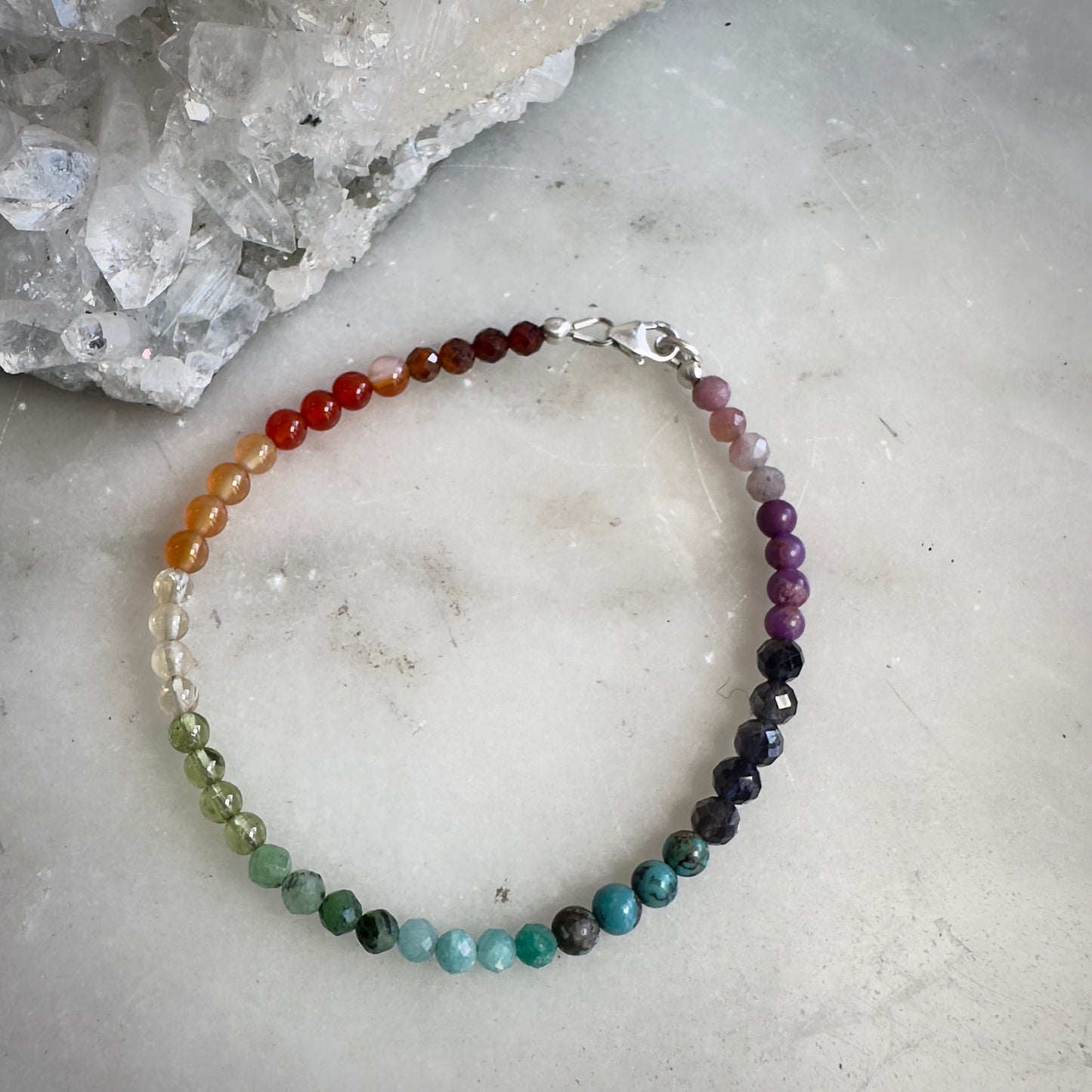 Rainbow Gemstone Bracelet