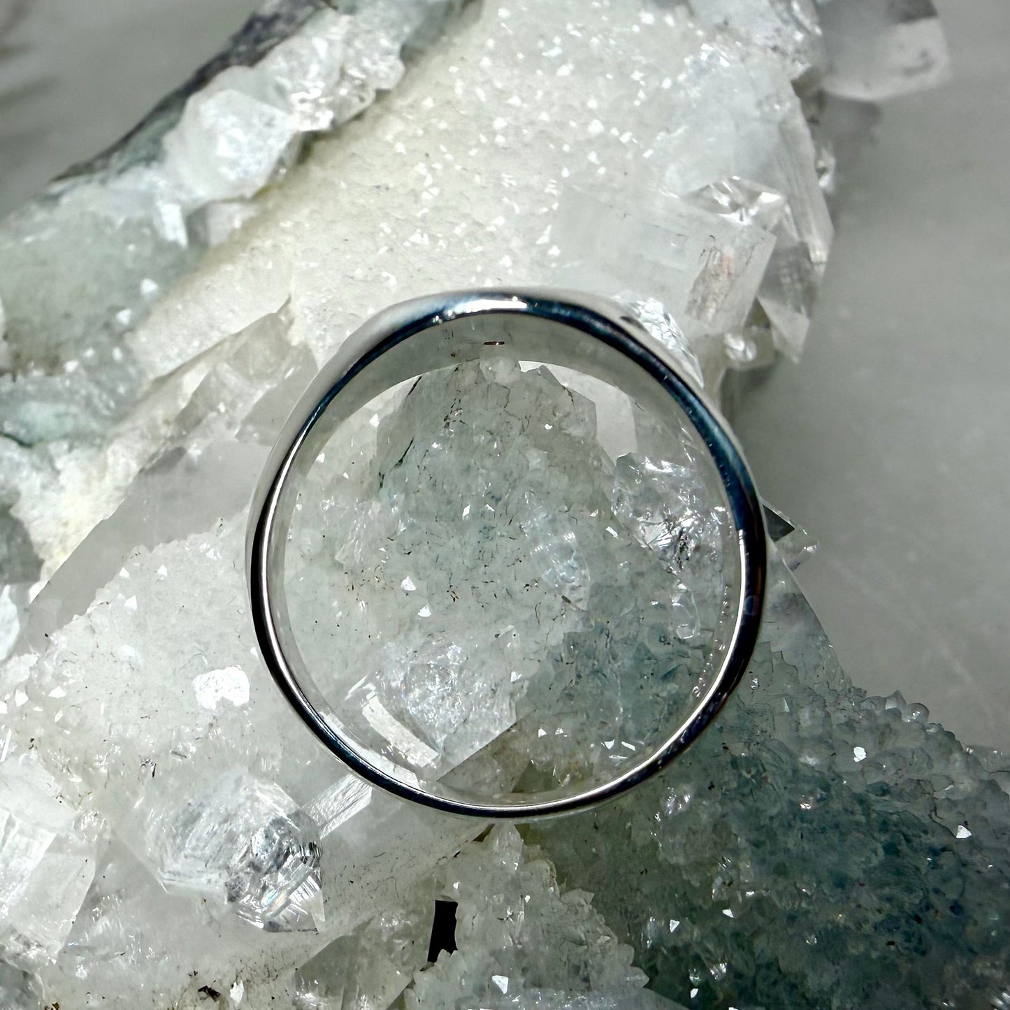 Pink Tourmaline Starburst Engraved Signet Ring | Sterling Silver