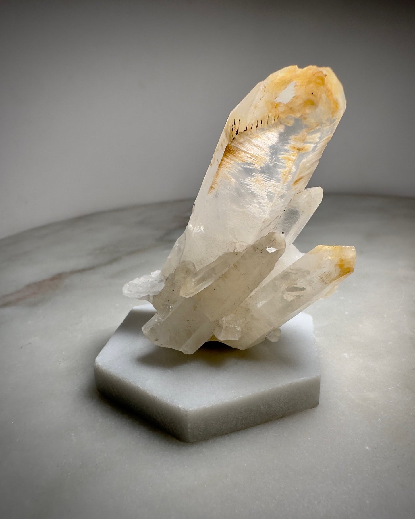 Hematoid Quartz 'Golden Healer' Spray Cluster