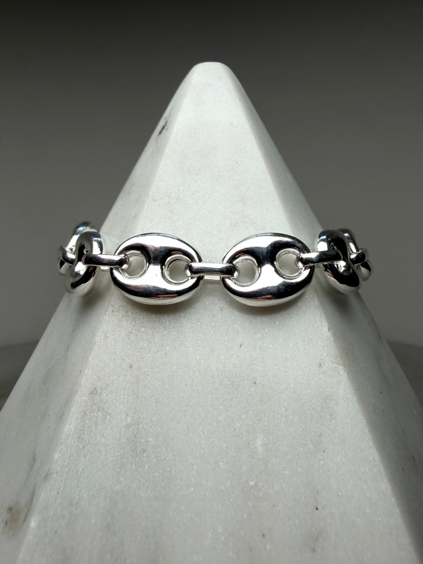 Chunky Anchor Chain Bracelet | Sterling Silver