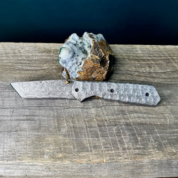 Full Damascus Steel Utility Knife