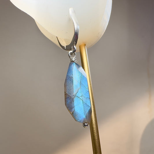 Blue Labradorite Earring