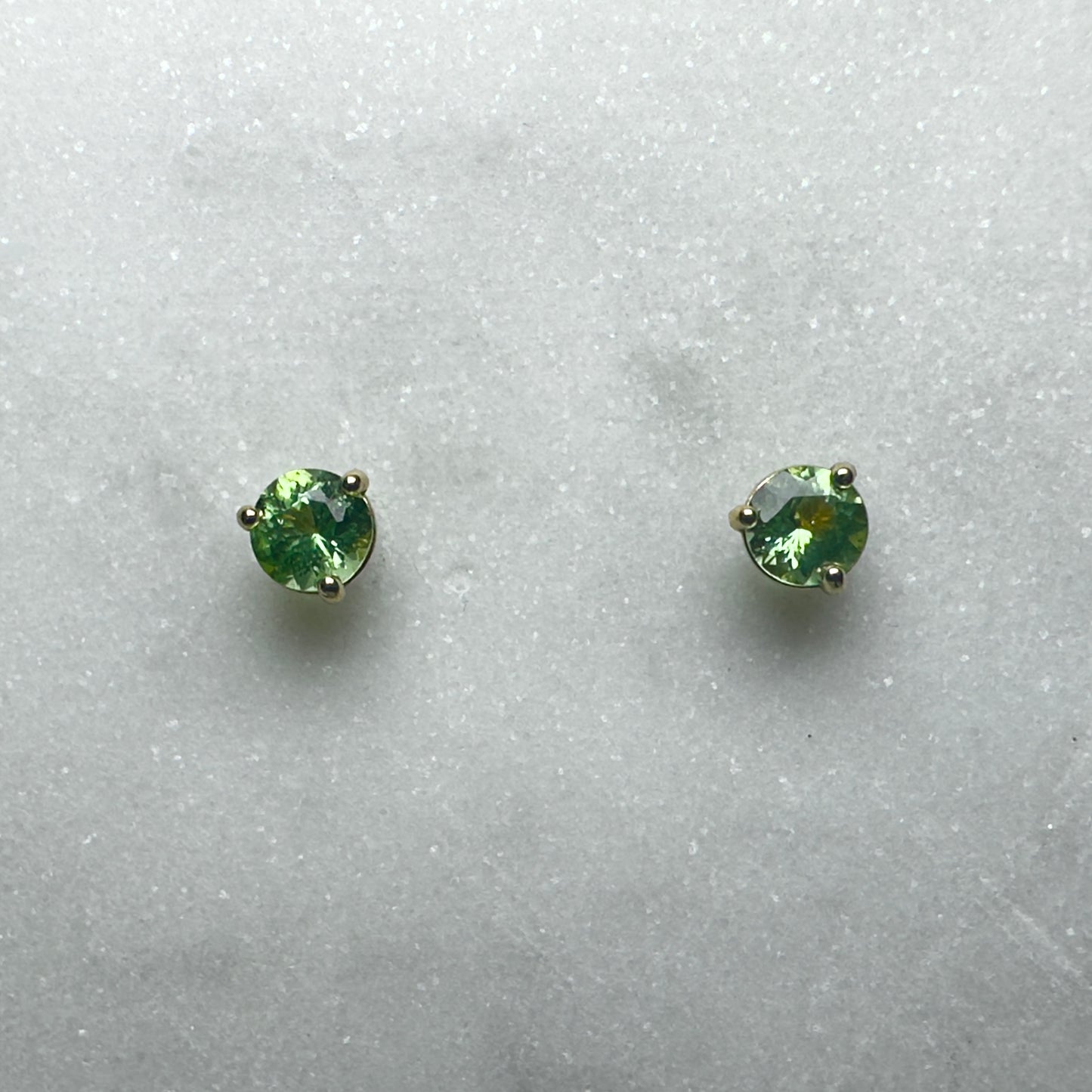 Peridot Stud Earrings